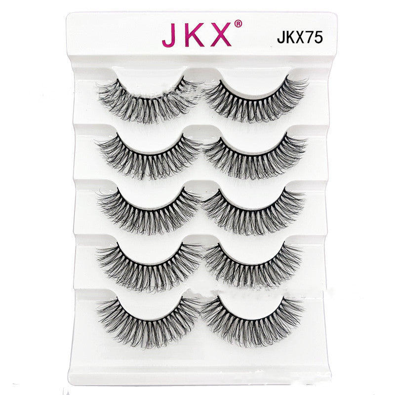 Eye Tail Lengthening Natural Curling Three-dimensional Multi-level Thick Eyelashes