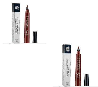 Four-headed Eyebrow Pencil Long-lasting No Blooming