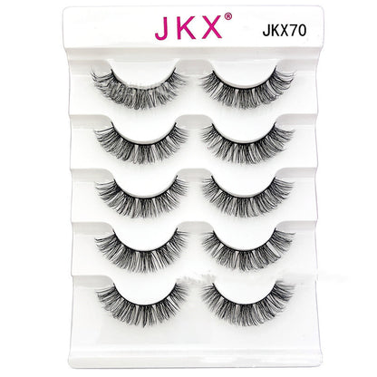 Eye Tail Lengthening Natural Curling Three-dimensional Multi-level Thick Eyelashes