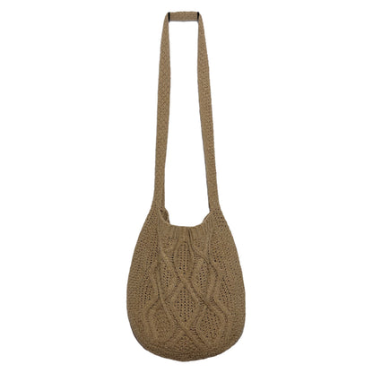 Knitted Tote Twist Vintage Crossbody Bag