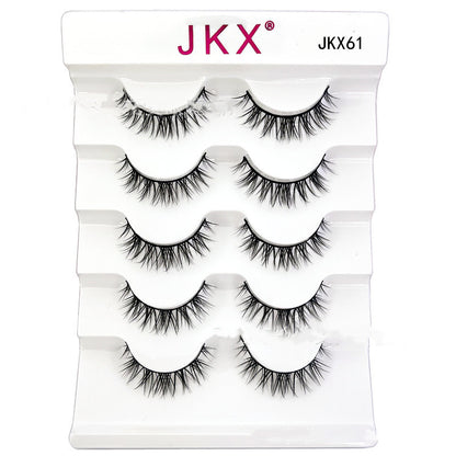 Eye Tail Lengthening Natural Curling Three-dimensional Multi-level Thick Eyelashes