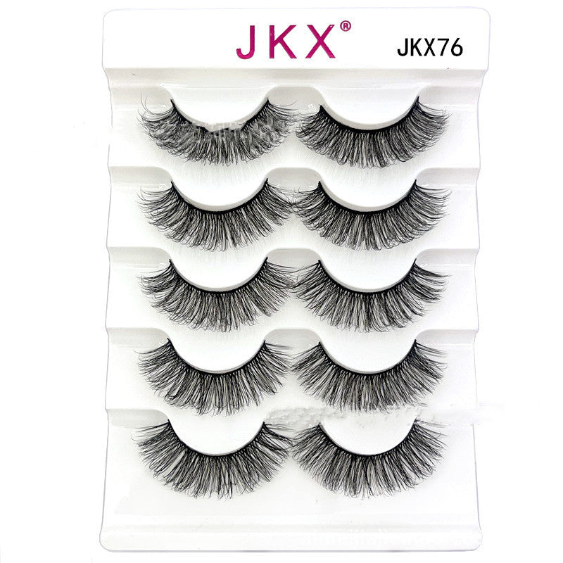 Eye Tail Lengthening Natural Curling Three-dimensional Multi-level Thick Eyelashes