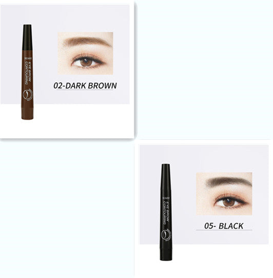 Four-headed Eyebrow Pencil Long-lasting No Blooming