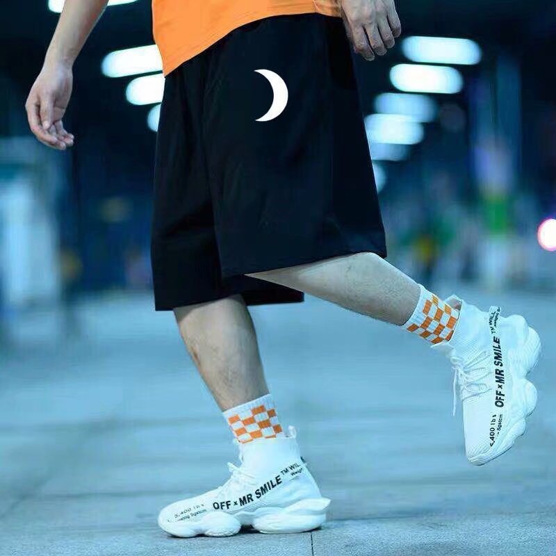 Summer Casual Shorts Men's Trend Men's Loose Thin Five-Point Pants