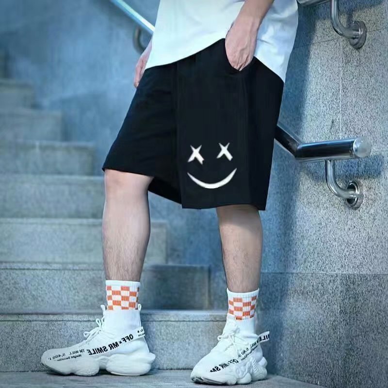 Summer Casual Shorts Men's Trend Men's Loose Thin Five-Point Pants