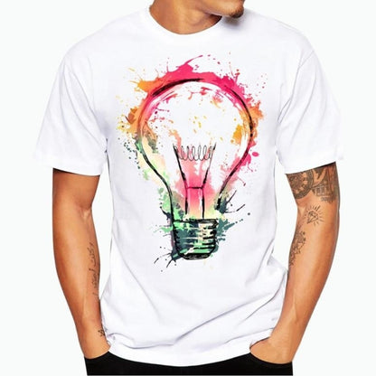 Light Bulb 3d Printed T-Shirt