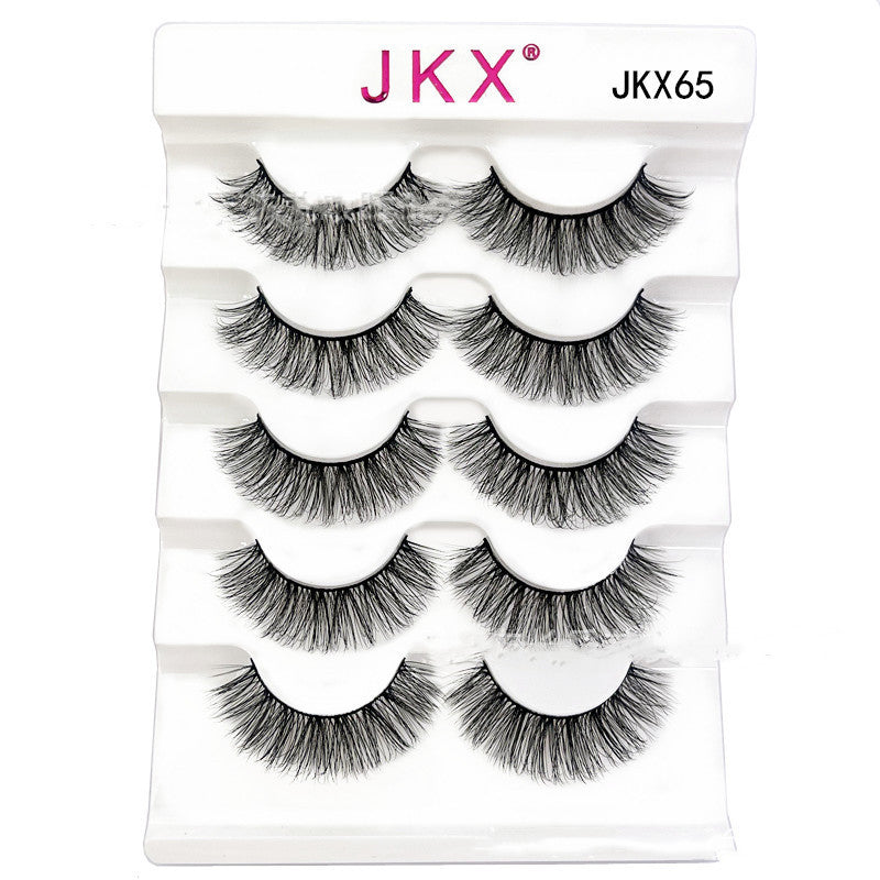 Eye Tail Lengthening Natural Curling Three-dimensional Multi-level Thick Eyelashes