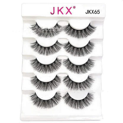 Eye Tail Lengthening Natural Curling Three-dimensional Multi-level Thick Eyelashes