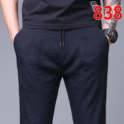 Men's Fashionable And Versatile Breathable Casual Straight Pants