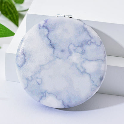 Marble makeup mirror