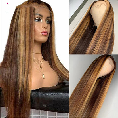 Medium-Length Straight Hair Wigs for Women in Various Colors