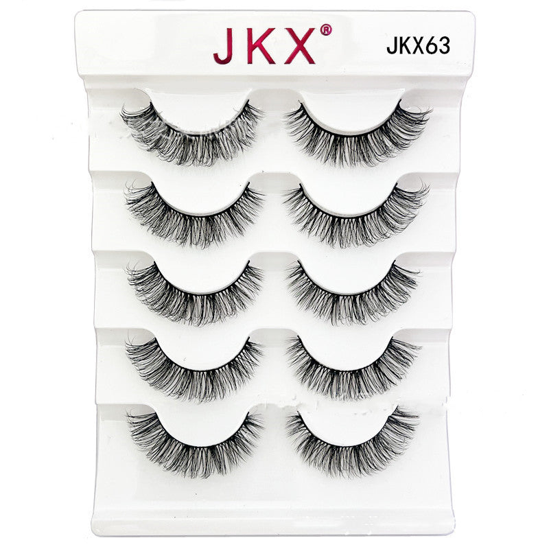 Eye Tail Lengthening Natural Curling Three-dimensional Multi-level Thick Eyelashes