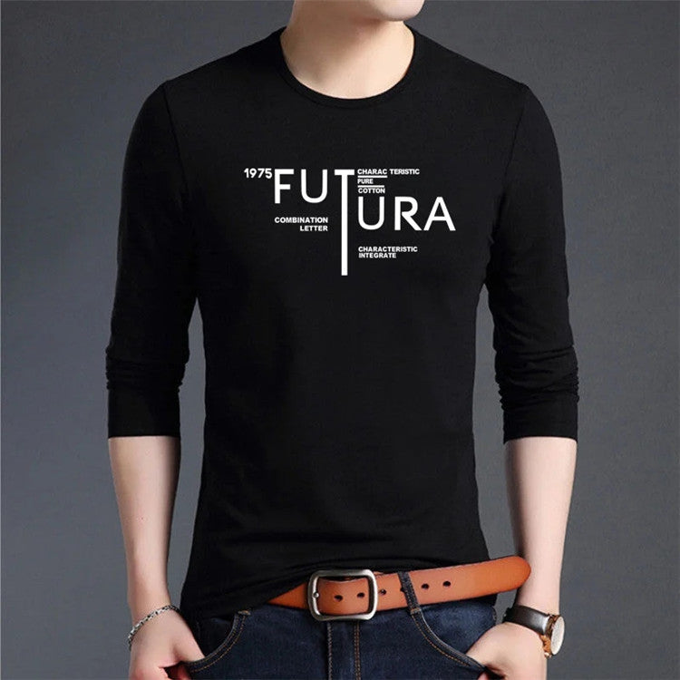 Men's Trendy Long Sleeve T-shirt Bottoming Shirt