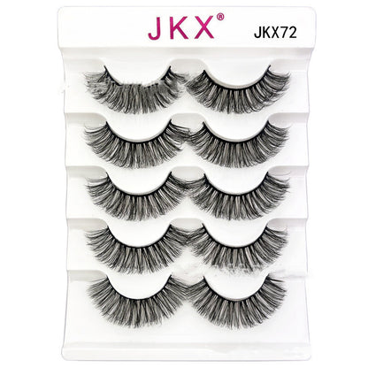 Eye Tail Lengthening Natural Curling Three-dimensional Multi-level Thick Eyelashes