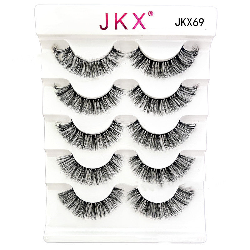 Eye Tail Lengthening Natural Curling Three-dimensional Multi-level Thick Eyelashes