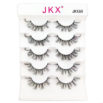 Eye Tail Lengthening Natural Curling Three-dimensional Multi-level Thick Eyelashes