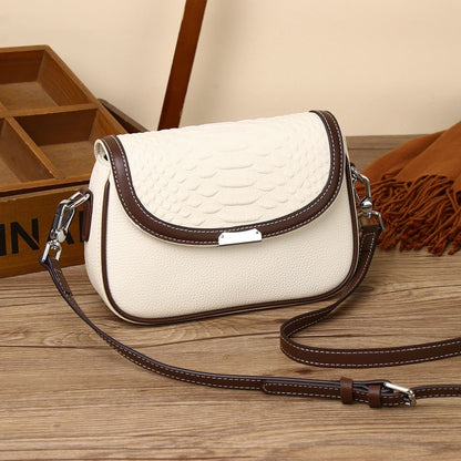 New Fashion Versatile Contrast Color Messenger Bag