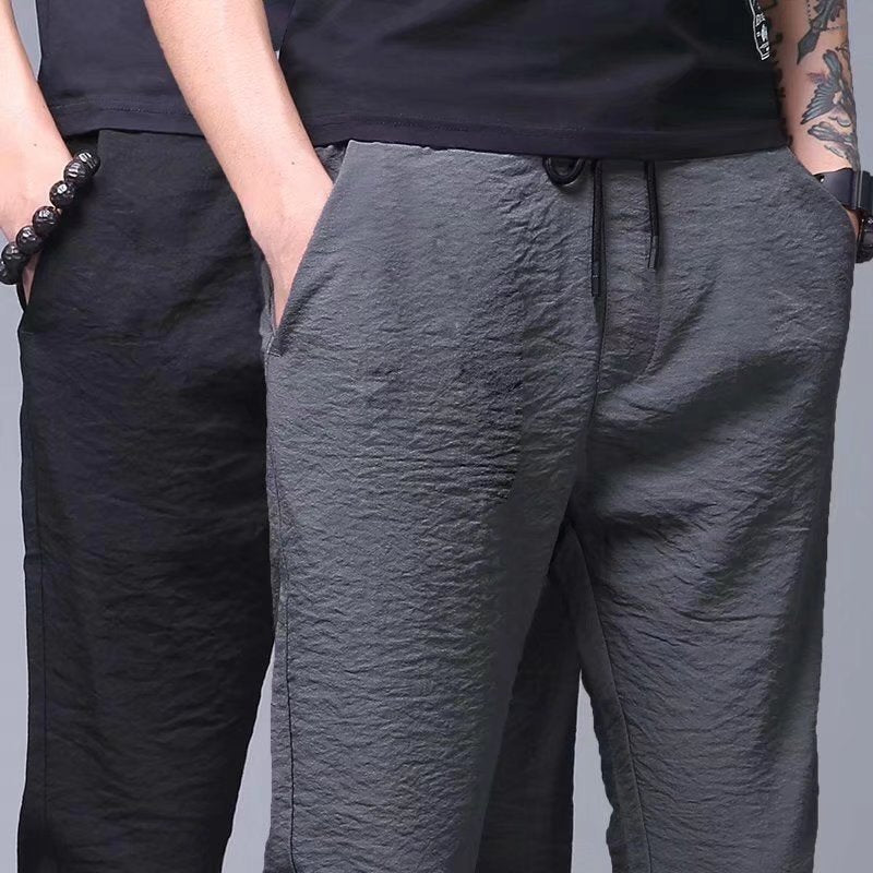 Men's Fashionable And Versatile Breathable Casual Straight Pants