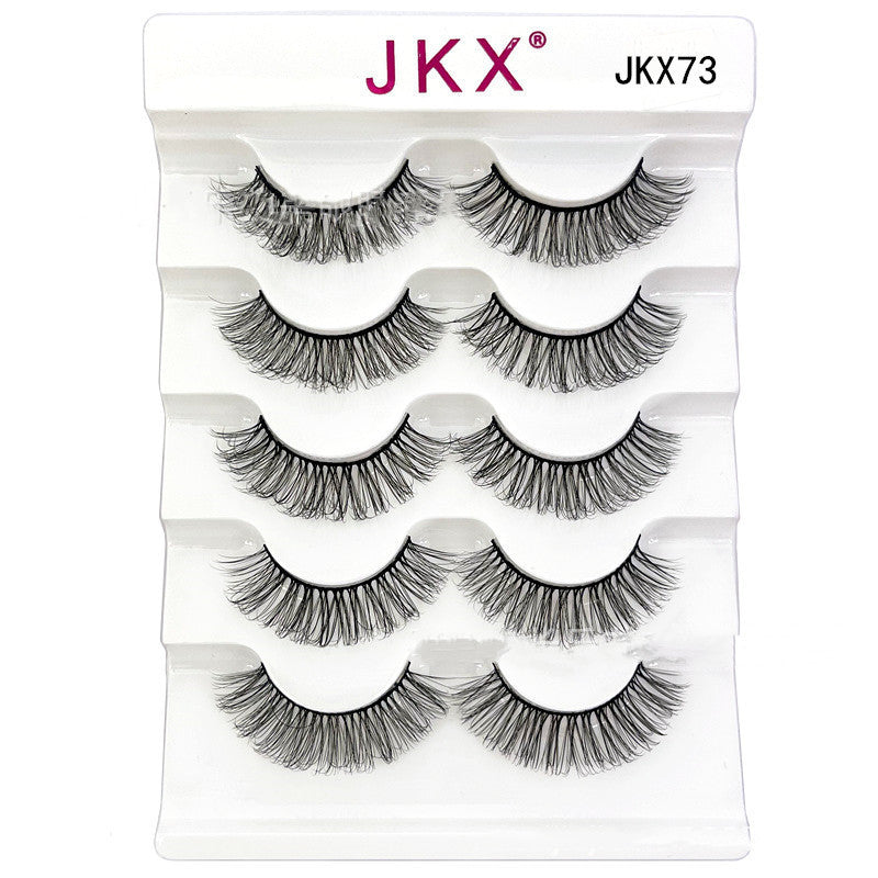 Eye Tail Lengthening Natural Curling Three-dimensional Multi-level Thick Eyelashes