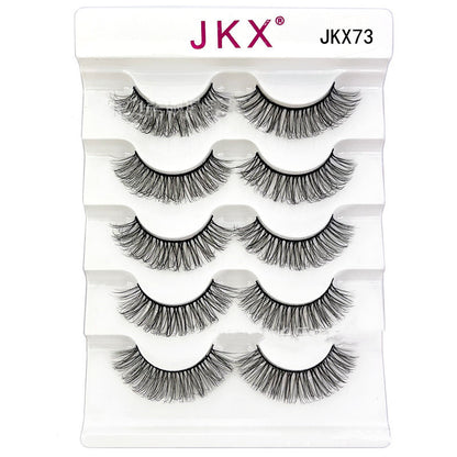 Eye Tail Lengthening Natural Curling Three-dimensional Multi-level Thick Eyelashes