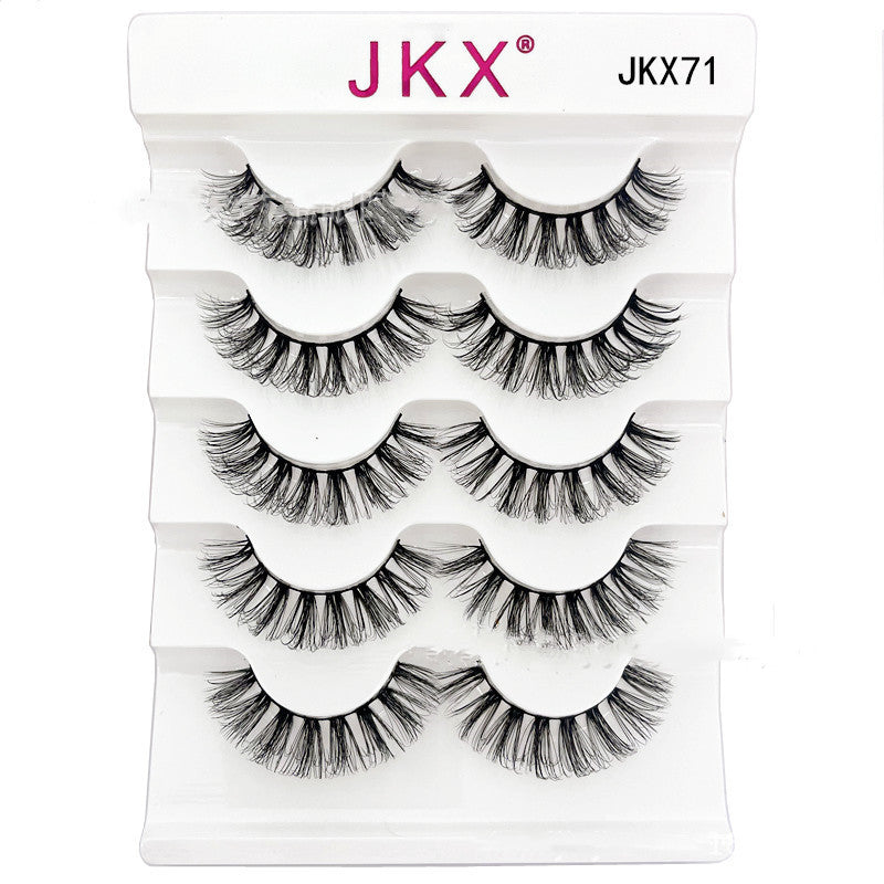 Eye Tail Lengthening Natural Curling Three-dimensional Multi-level Thick Eyelashes