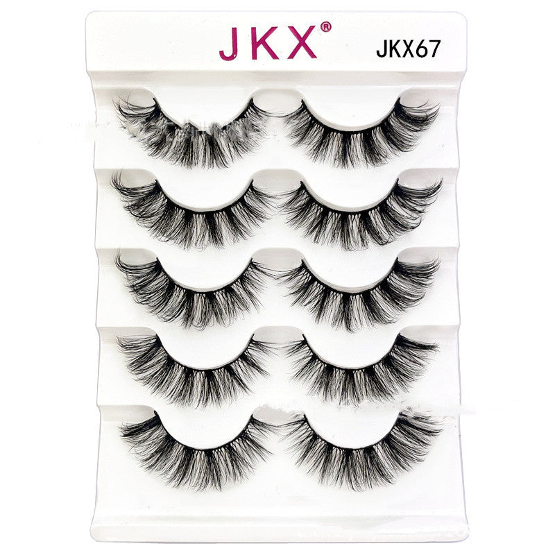 Eye Tail Lengthening Natural Curling Three-dimensional Multi-level Thick Eyelashes