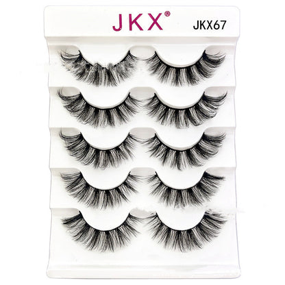 Eye Tail Lengthening Natural Curling Three-dimensional Multi-level Thick Eyelashes