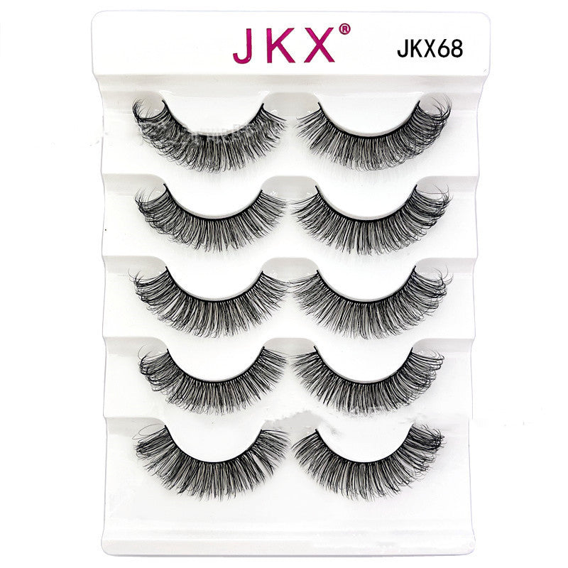 Eye Tail Lengthening Natural Curling Three-dimensional Multi-level Thick Eyelashes